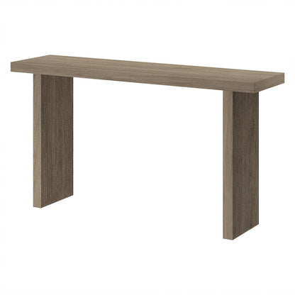Hudson & Canal - Soren 55in Wide Rectangular Console Table in Antiqued Gray Oak - AT2267 veiw 3