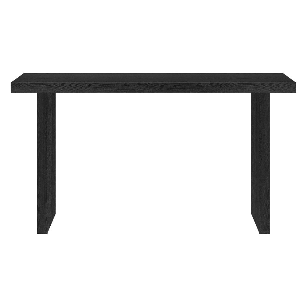 Hudson & Canal - Soren 55in Wide Rectangular Console Table in Black Grain - AT2266 veiw 2