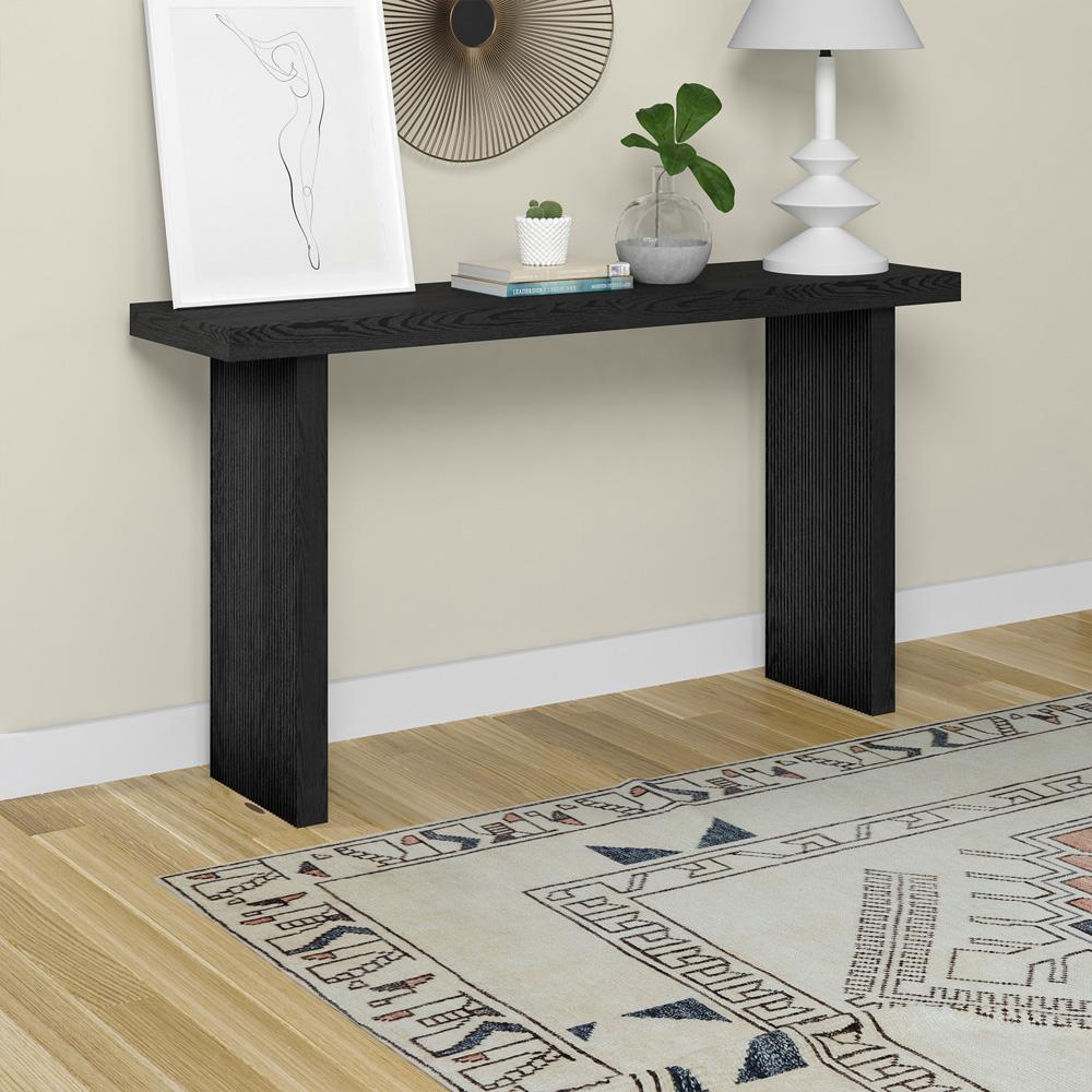 Hudson & Canal - Soren 55in Wide Rectangular Console Table in Black Grain - AT2266 veiw 5