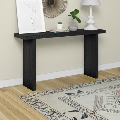 Hudson & Canal - Soren 55in Wide Rectangular Console Table in Black Grain - AT2266 veiw 5