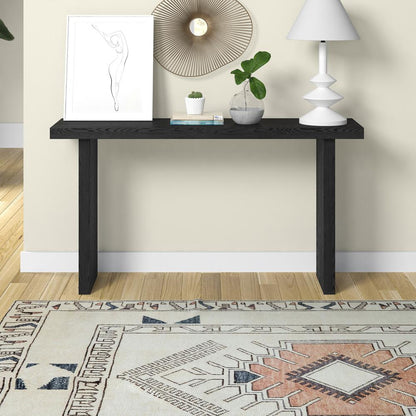 Hudson & Canal - Soren 55in Wide Rectangular Console Table in Black Grain - AT2266 veiw 6