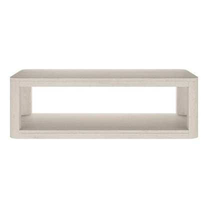 Hudson & Canal - Stellan 47in Wide Rectangular Coffee Table in Alder White - CT2196 veiw 2