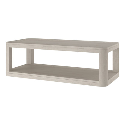 Hudson & Canal - Stellan 47in Wide Rectangular Coffee Table in Alder White - CT2196 veiw 3