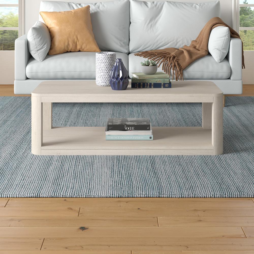 Hudson & Canal - Stellan 47in Wide Rectangular Coffee Table in Alder White - CT2196 veiw 6