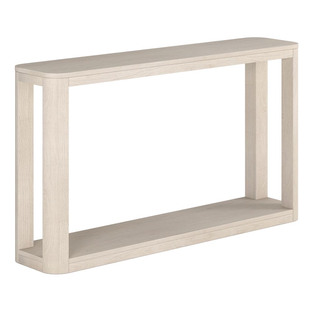 Hudson & Canal - Stellan 52in Wide Rectangular Console Table in Alder White - AT2199 veiw 1