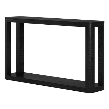 Hudson & Canal - Stellan 52in Wide Rectangular Console Table in Black Grain - AT2198 veiw 3