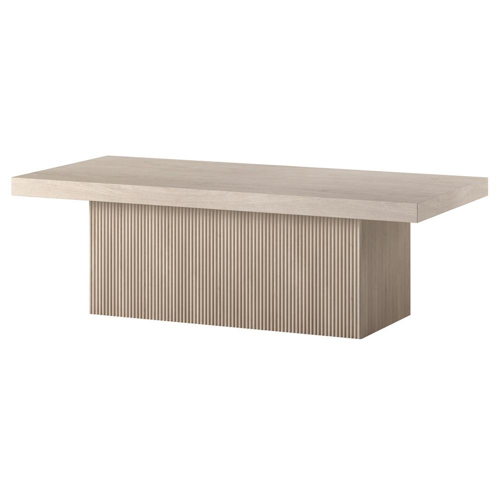 Hudson & Canal - Torren 48in Wide Rectangular Coffee Table in Alder White - CT2264 veiw 3