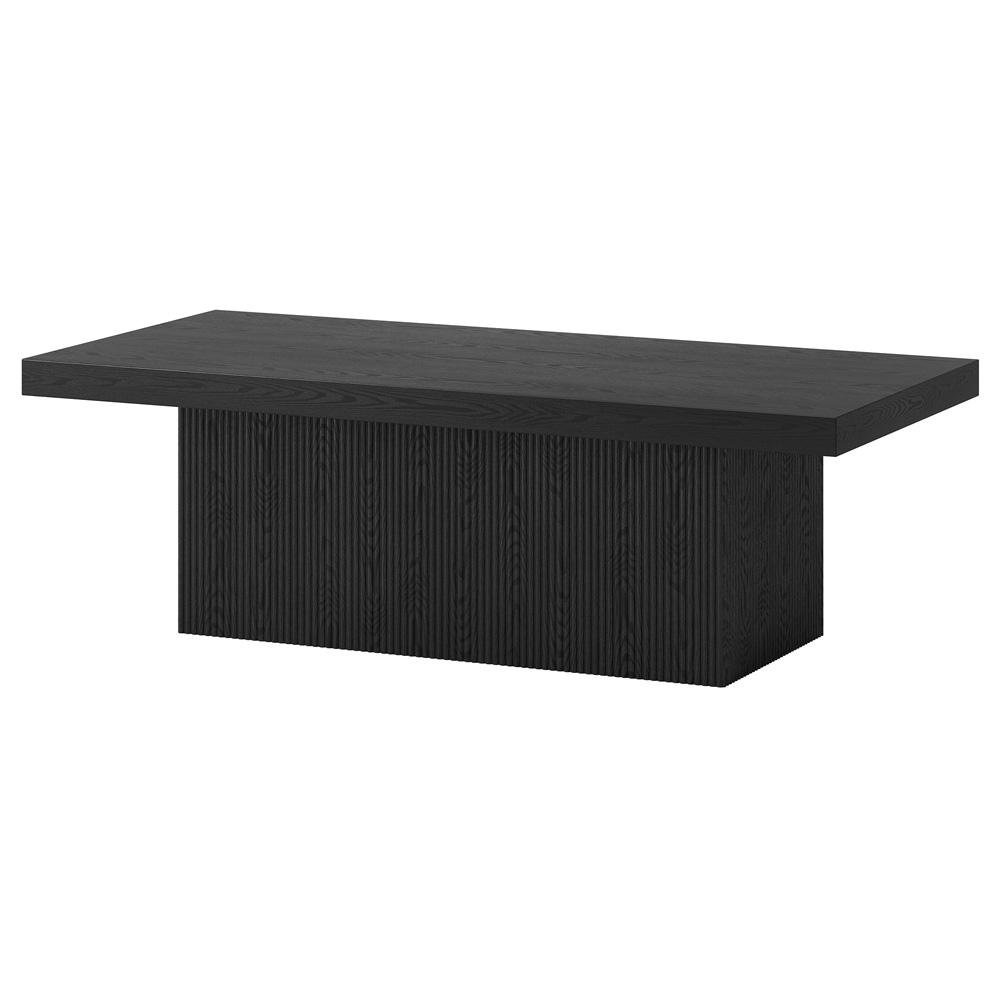 Hudson & Canal - Torren 48in Wide Rectangular Coffee Table in Black Grain - CT2263 veiw 3