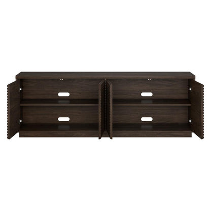 Hudson & Canal - Tullis Rectangular TV Stand for TVs up to 78in in Alder Brown - TV2235 veiw 4