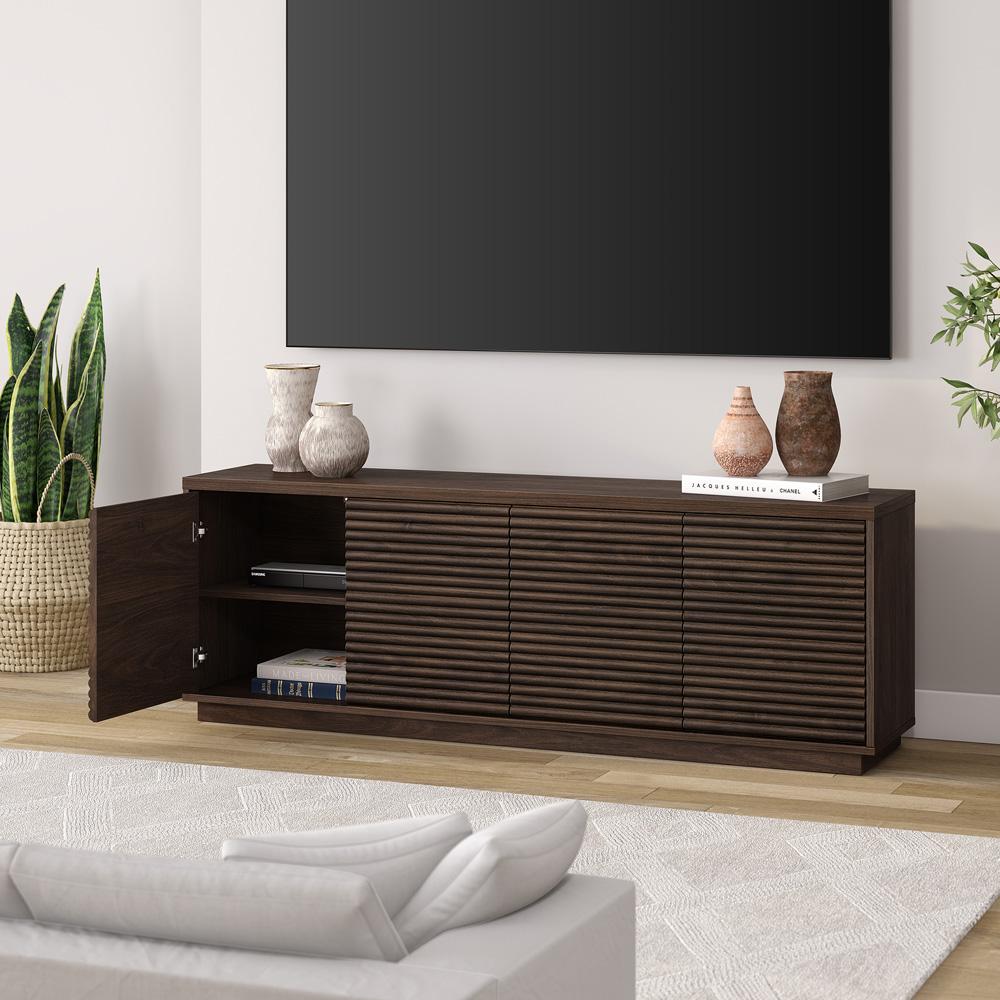 Hudson & Canal - Tullis Rectangular TV Stand for TVs up to 78in in Alder Brown - TV2235 veiw 7
