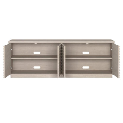 Hudson & Canal - Tullis Rectangular TV Stand for TVs up to 78in in Alder White - TV2234 veiw 4