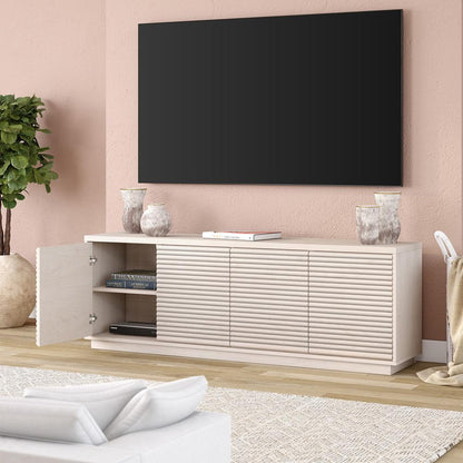 Hudson & Canal - Tullis Rectangular TV Stand for TVs up to 78in in Alder White - TV2234 veiw 7