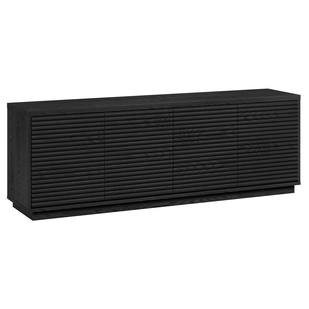 Hudson & Canal - Tullis Rectangular TV Stand for TVs up to 78in in Black Grain - TV2233 veiw 1