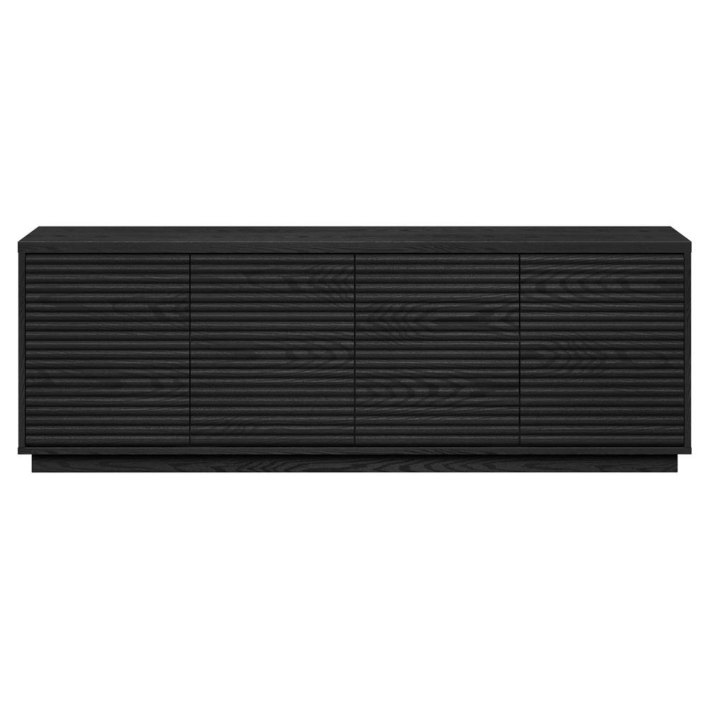Hudson & Canal - Tullis Rectangular TV Stand for TVs up to 78in in Black Grain - TV2233 veiw 2