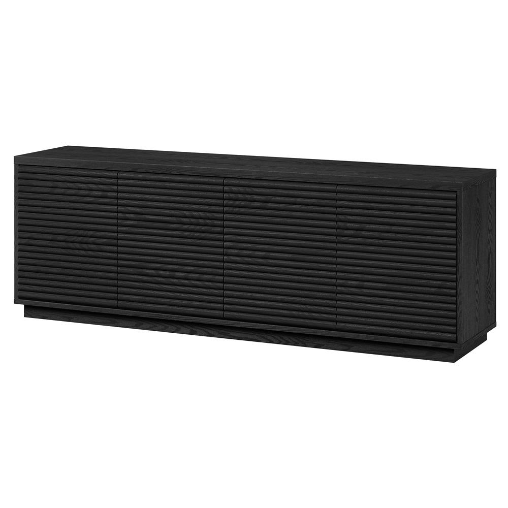 Hudson & Canal - Tullis Rectangular TV Stand for TVs up to 78in in Black Grain - TV2233 veiw 3