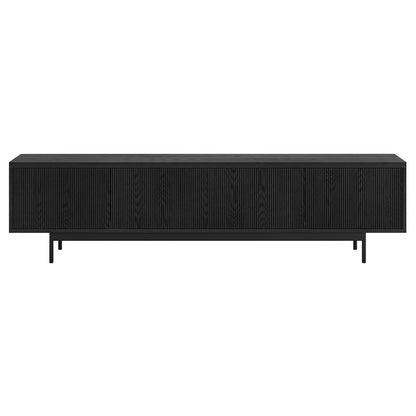 Hudson & Canal - Whitman Rectangular TV Stand for TVs up to 85in in Black Grain - TV2185 veiw 2
