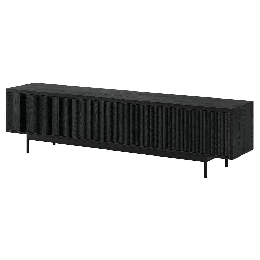 Hudson & Canal - Whitman Rectangular TV Stand for TVs up to 85in in Black Grain - TV2185 veiw 3