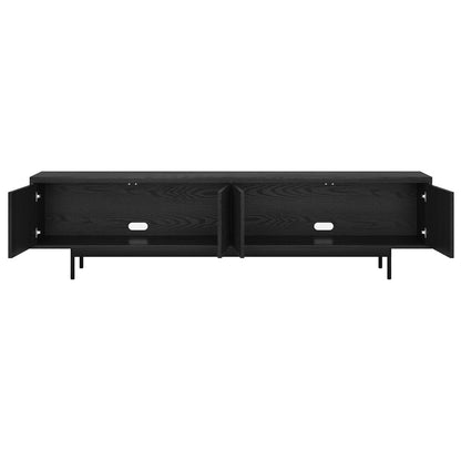 Hudson & Canal - Whitman Rectangular TV Stand for TVs up to 85in in Black Grain - TV2185 veiw 4