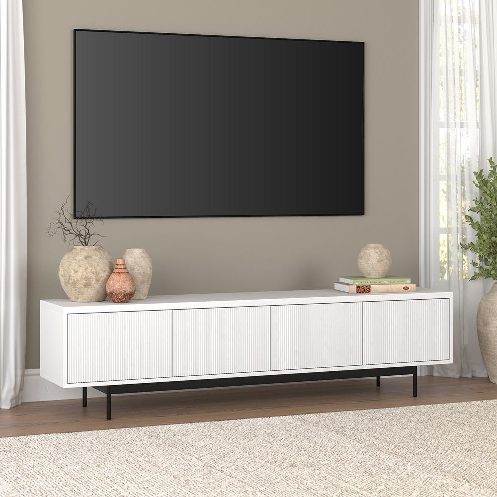 Hudson & Canal - Whitman Rectangular TV Stand for TVs up to 85in in Alder White - TV2187 veiw 6