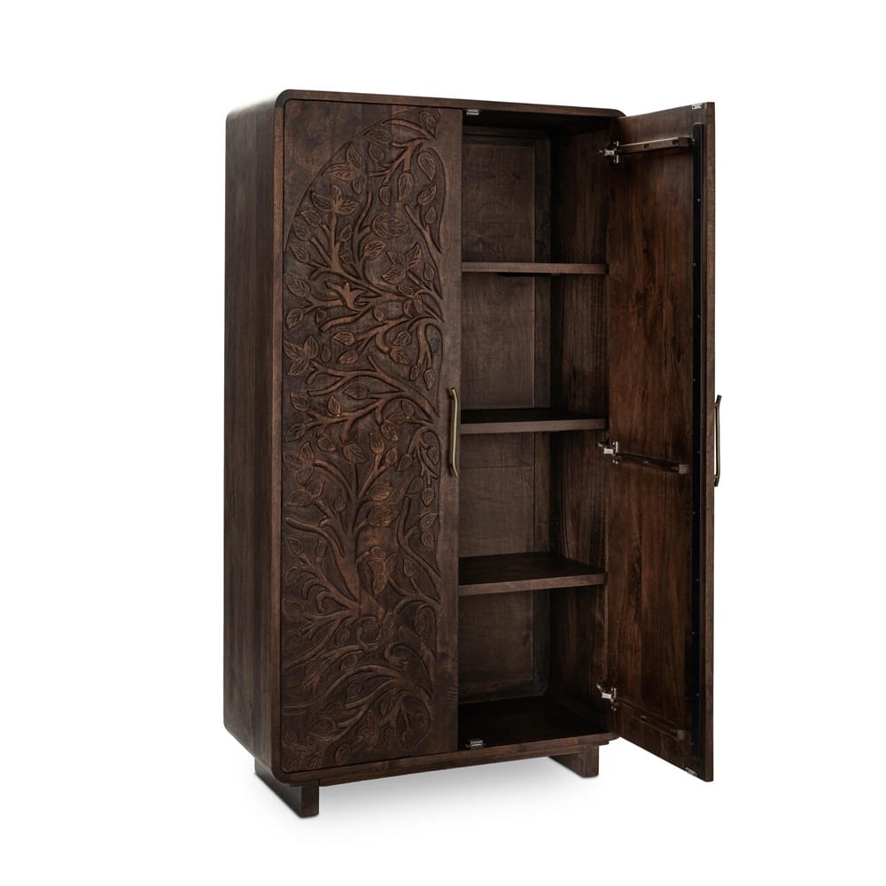 Classic Home - Albero Mango Wood Cabinet In Brown - 52010963 veiw 3