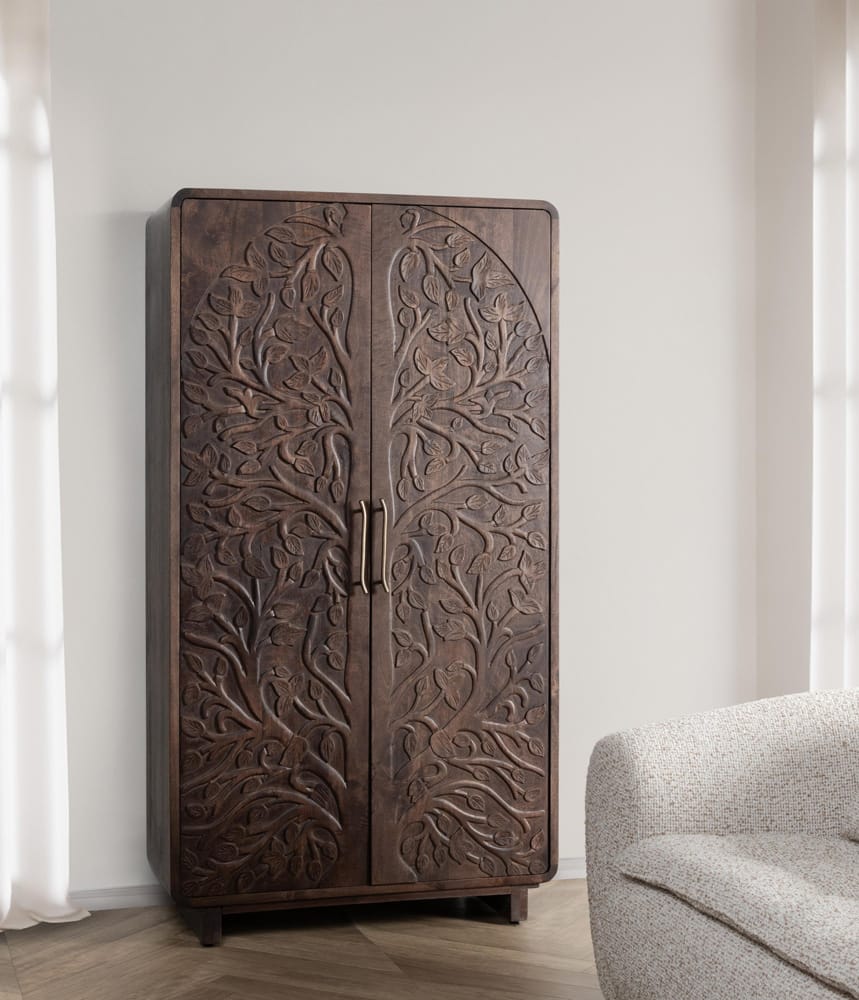Classic Home - Albero Mango Wood Cabinet In Brown - 52010963 veiw 9