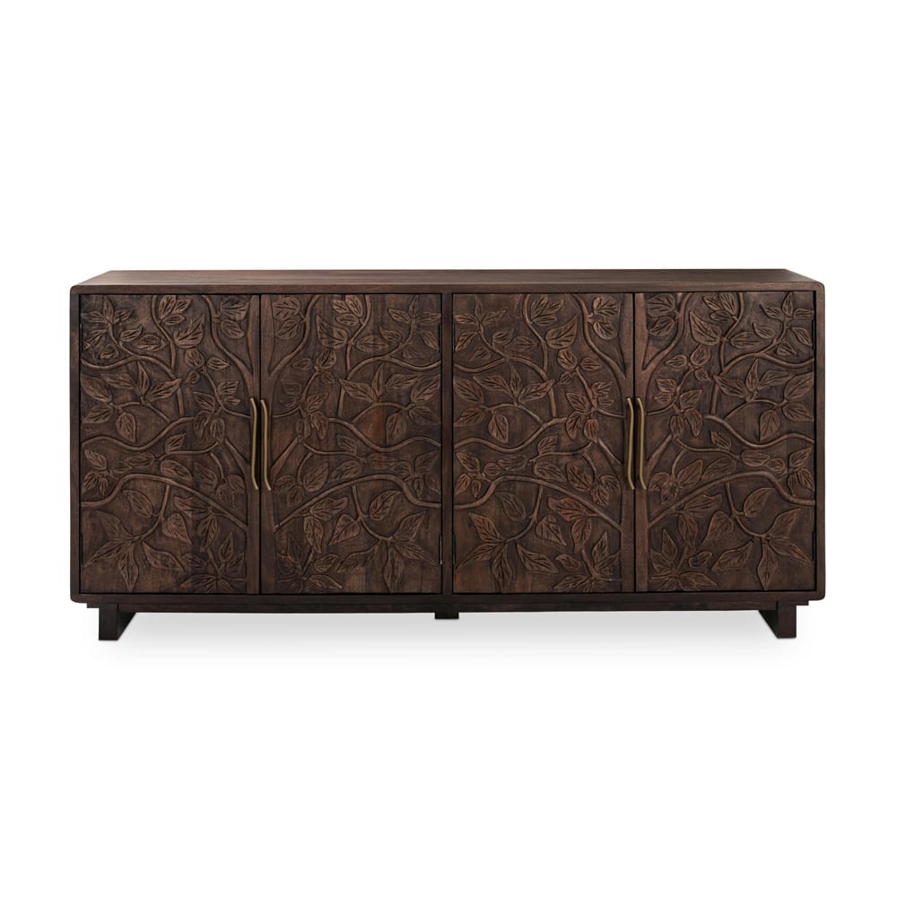 Classic Home - Albero 4-Door Mango Wood Sideboard Buffet In Brown - 52010949 view 2