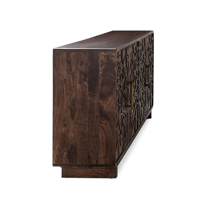 Classic Home - Albero 4-Door Mango Wood Sideboard Buffet In Brown - 52010949 view 4