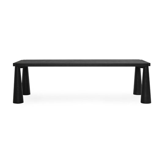 Classic Home - Atrop 102in Oak Wood Dining Table In Ink Black - 51031681 veiw 2