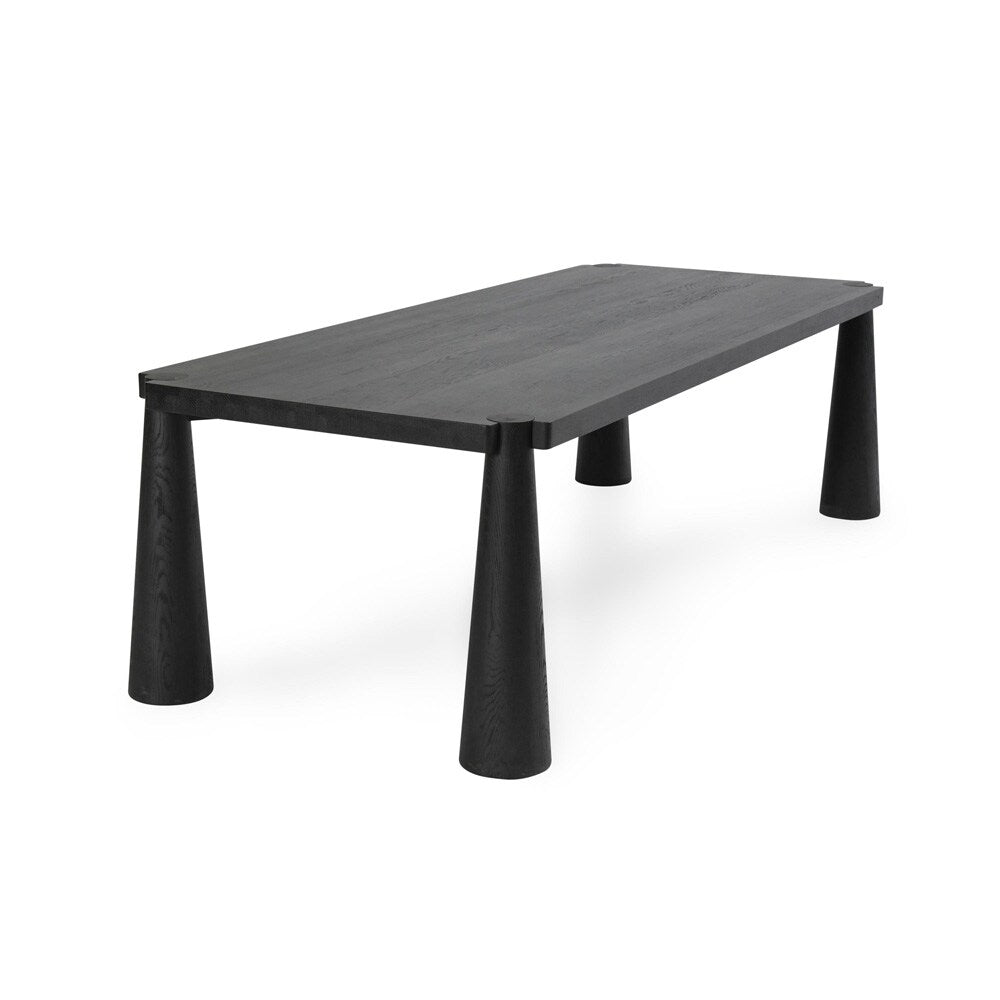Classic Home - Atrop 102in Oak Wood Dining Table In Ink Black - 51031681 veiw 4