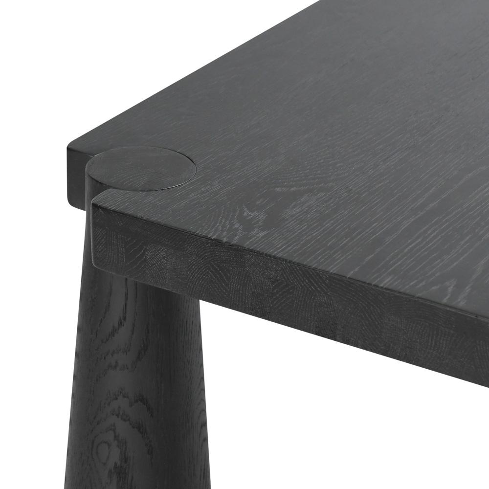 Classic Home - Atrop 102in Oak Wood Dining Table In Ink Black - 51031681 veiw 6