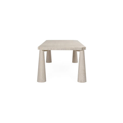 Classic Home - Atrop 102in Oak Wood Dining Table In Milk White - 51031682 veiw 3