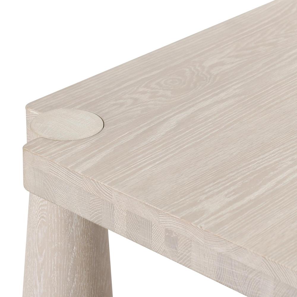 Classic Home - Atrop 102in Oak Wood Dining Table In Milk White - 51031682 veiw 6