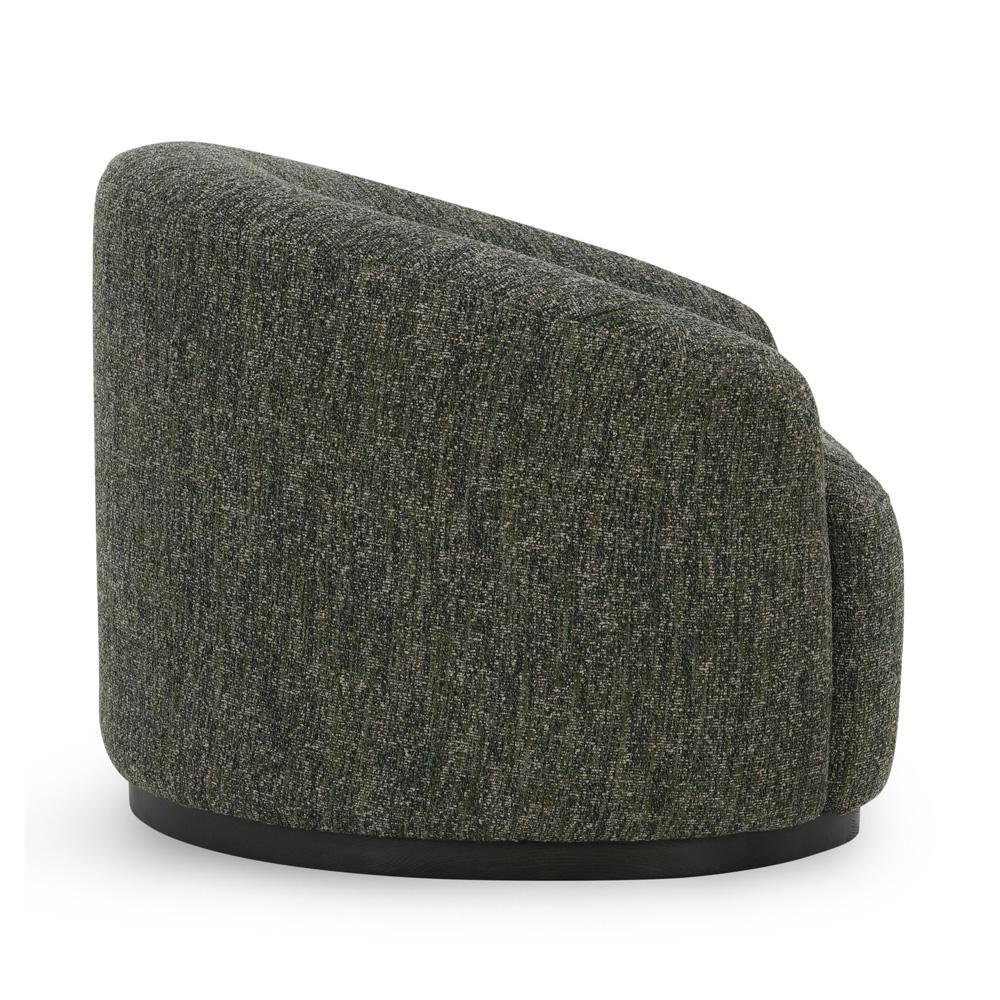 Classic Home - Beverly  Green Boucle Fabric Upholstered Swivel Accent Chair - 53006039 veiw 3