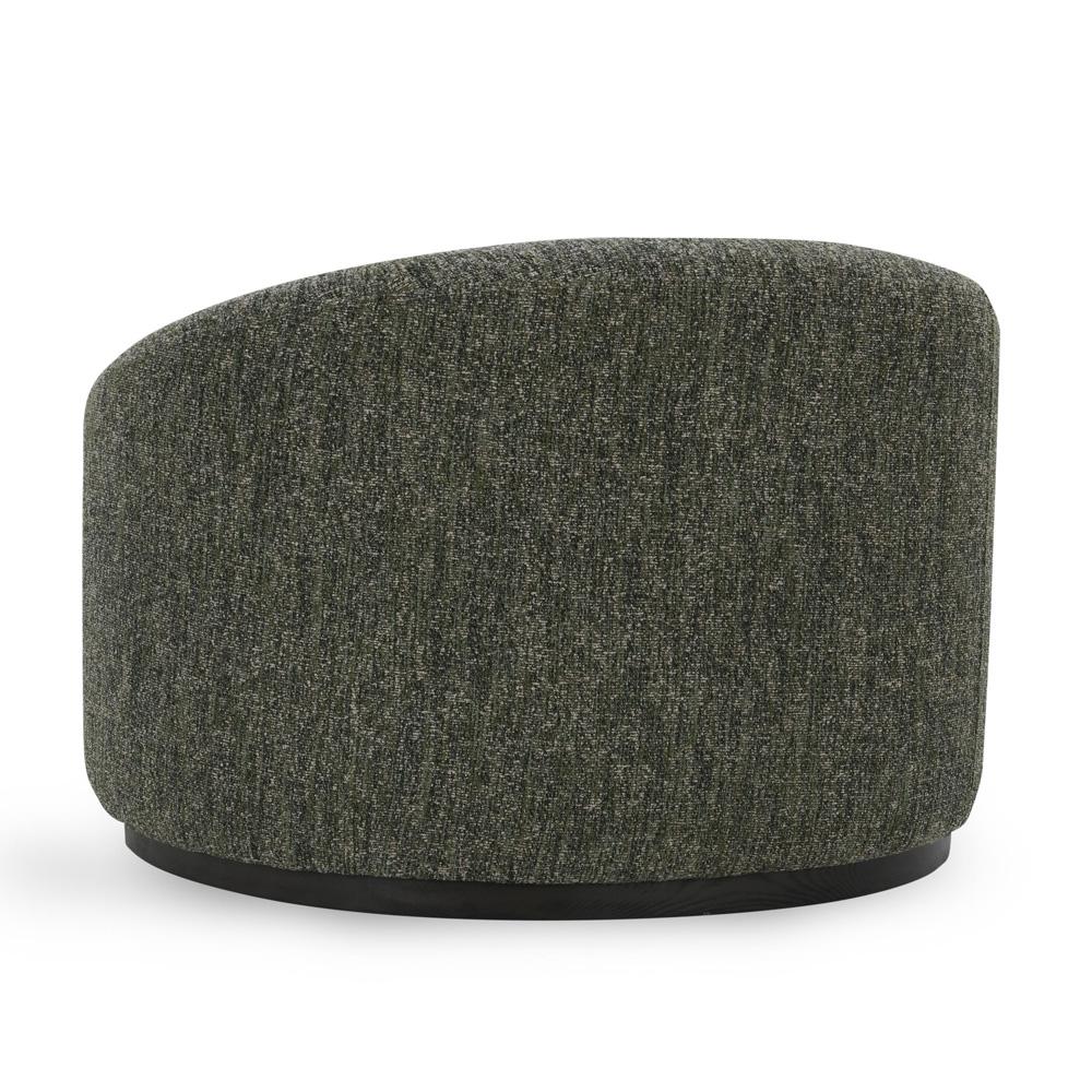 Classic Home - Beverly  Green Boucle Fabric Upholstered Swivel Accent Chair - 53006039 veiw 4