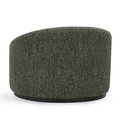 Classic Home - Beverly  Green Boucle Fabric Upholstered Swivel Accent Chair - 53006039 veiw 4
