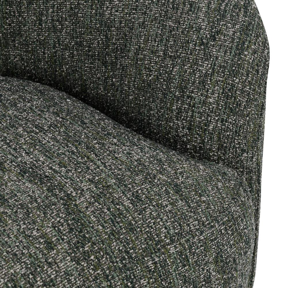 Classic Home - Beverly  Green Boucle Fabric Upholstered Swivel Accent Chair - 53006039 veiw 5