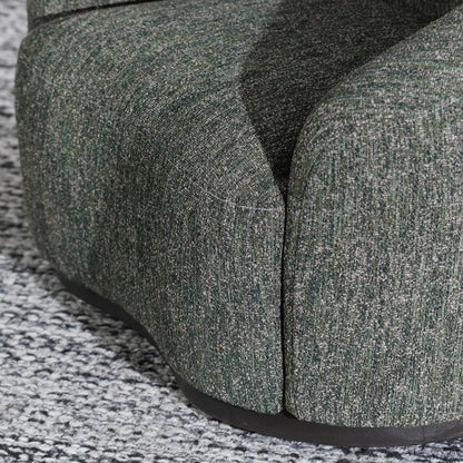 Classic Home - Beverly  Green Boucle Fabric Upholstered Swivel Accent Chair - 53006039 veiw 6