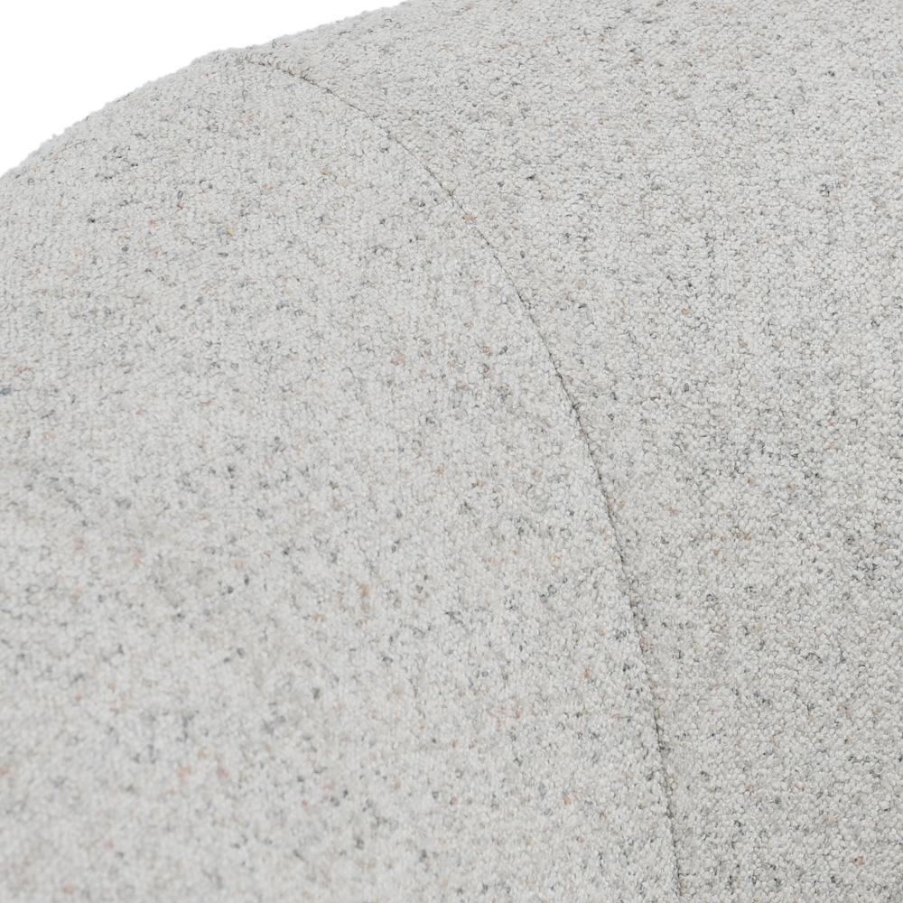 Classic Home - Beverly  Ivory Boucle Fabric Upholstered Swivel Accent Chair - 53006038 veiw 5
