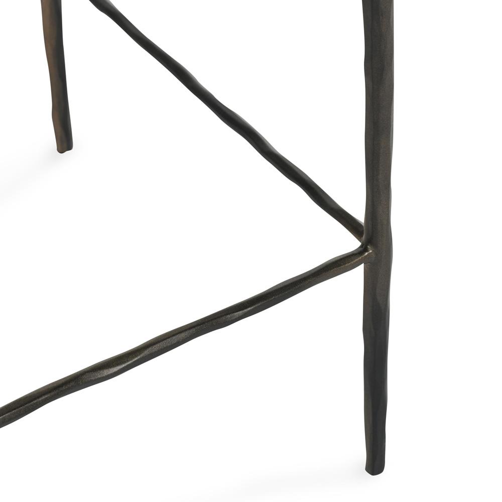 Classic Home - Bose 26in Top Grain Leather Counter Stool In Onyx Black - 53002008 veiw 4