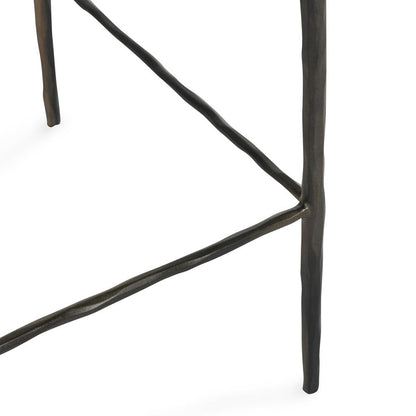 Classic Home - Bose 26in Top Grain Leather Counter Stool In Onyx Black - 53002008 veiw 4