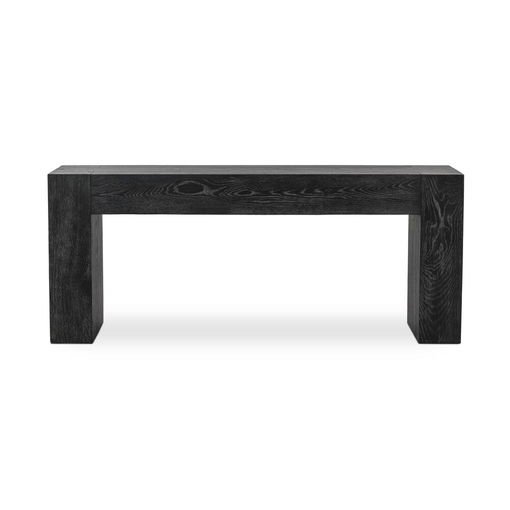 Classic Home - Bristol 72in Reclaimed Oak Console Table In Meadow Black - 51031691 veiw 1