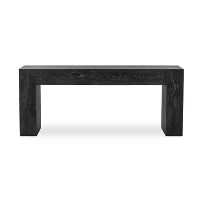 Classic Home - Bristol 72in Reclaimed Oak Console Table In Meadow Black - 51031691 veiw 1