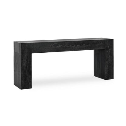 Classic Home - Bristol 72in Reclaimed Oak Console Table In Meadow Black - 51031691 veiw 2