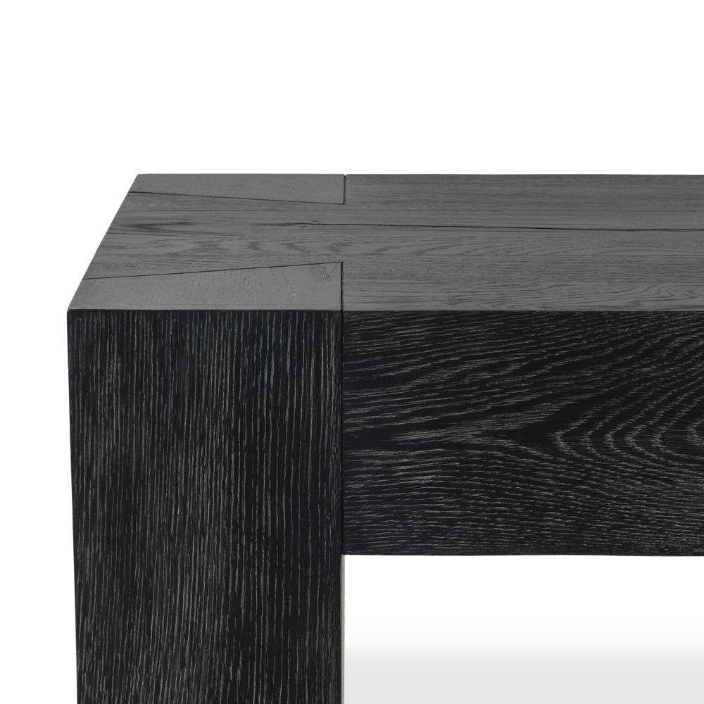 Classic Home - Bristol 72in Reclaimed Oak Console Table In Meadow Black - 51031691 veiw 5