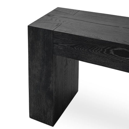 Classic Home - Bristol 72in Reclaimed Oak Console Table In Meadow Black - 51031691 veiw 6