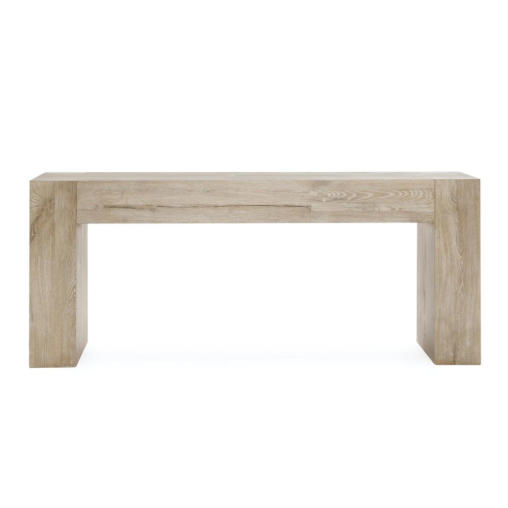 Classic Home - Bristol Cracked Oak 72in Console Table In Meadow White - 51031346 veiw 1