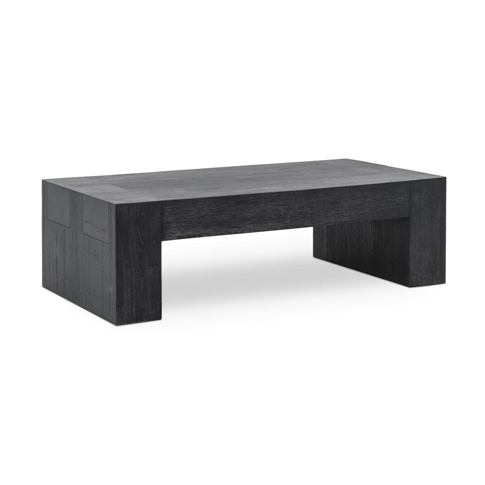 Classic Home - Bristol Reclaimed Oak Coffee Table In Meadow Black - 51031689 veiw 1