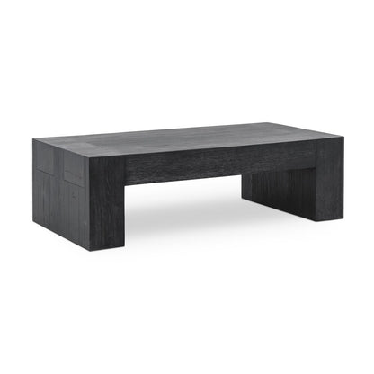 Classic Home - Bristol Reclaimed Oak Coffee Table In Meadow Black - 51031689 veiw 1