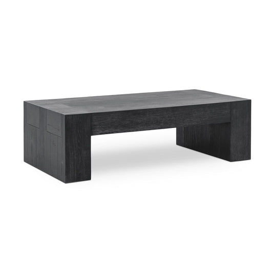 Classic Home - Bristol Reclaimed Oak Coffee Table In Meadow Black - 51031689 veiw 1