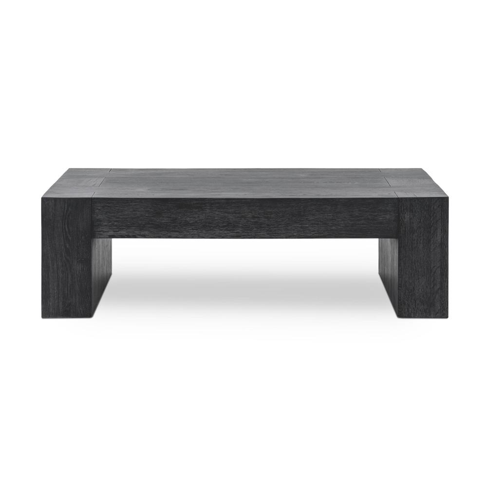 Classic Home - Bristol Reclaimed Oak Coffee Table In Meadow Black - 51031689 veiw 2